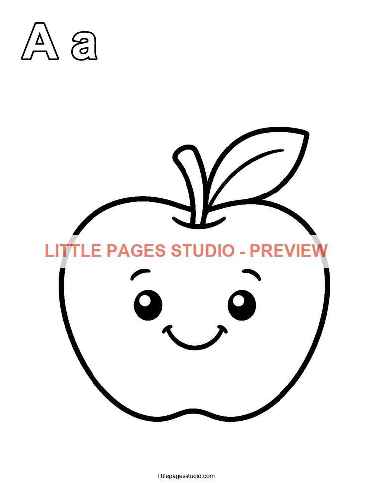 Watermarked preview of A Is for Apple