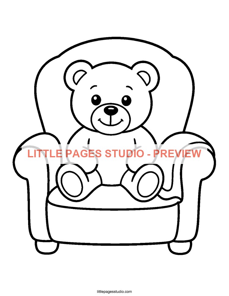 Watermarked preview of Cozy Teddy Morning