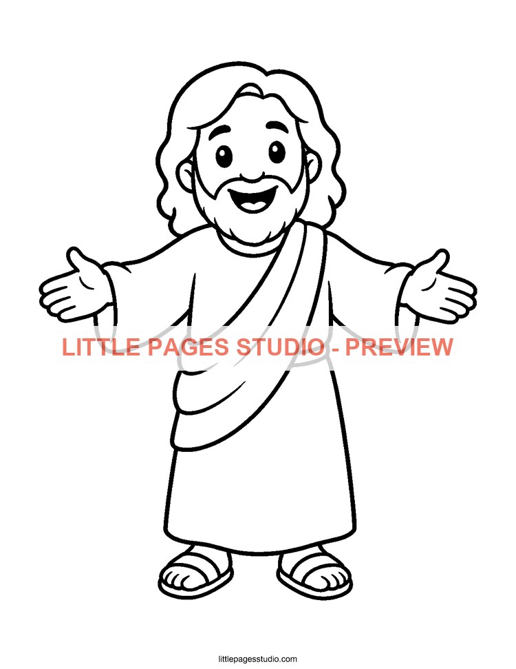 Watermarked preview of Jesus Welcomes Me