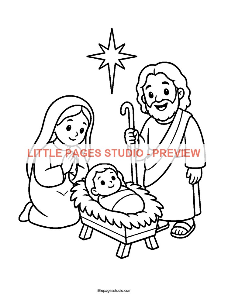 Watermarked preview of Jesus Loves Me Sunday School coloring page 20